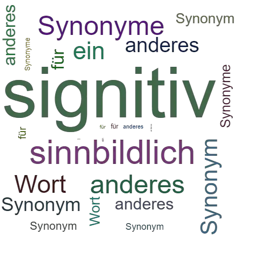 Ein anderes Wort für signitiv - Synonym signitiv