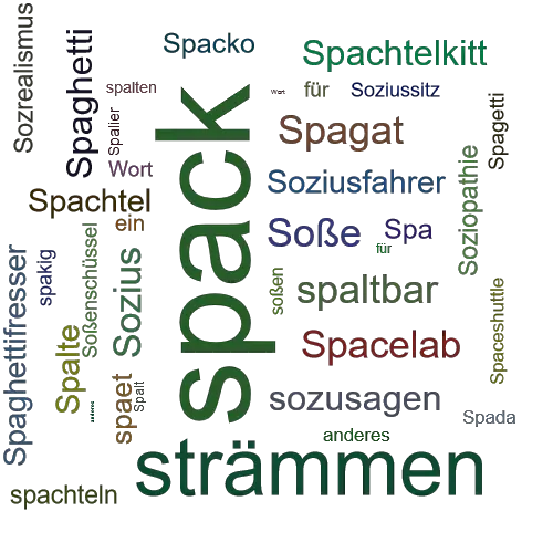 Ein anderes Wort für spack - Synonym spack