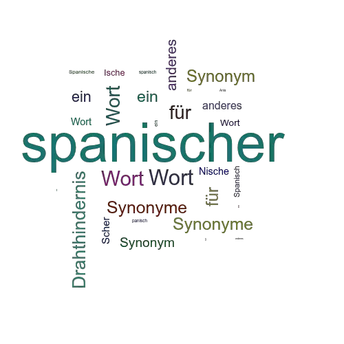 Ein anderes Wort für spanischer - Synonym spanischer