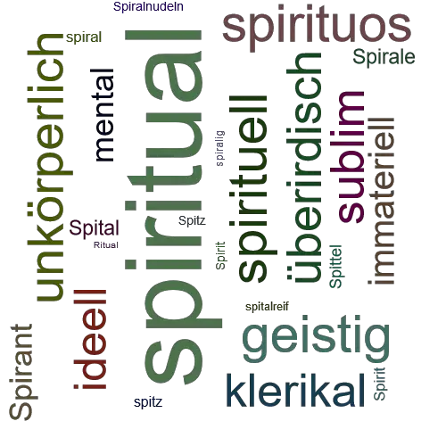 Ein anderes Wort für spiritual - Synonym spiritual