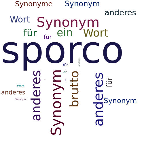 Ein anderes Wort für sporco - Synonym sporco