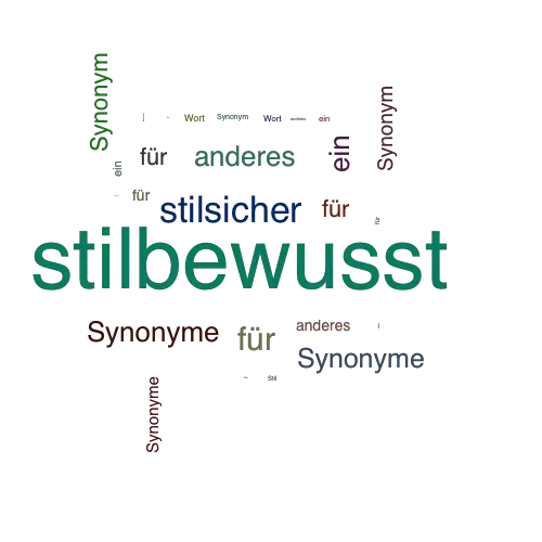 Ein anderes Wort für stilbewusst - Synonym stilbewusst