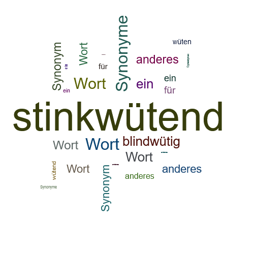 Ein anderes Wort für stinkwütend - Synonym stinkwütend