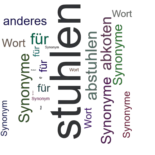 Ein anderes Wort für stuhlen - Synonym stuhlen