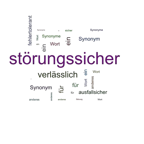 Ein anderes Wort für störungssicher - Synonym störungssicher