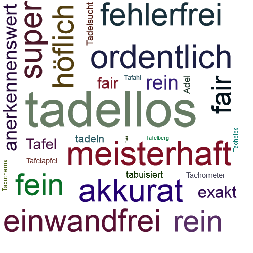 Ein anderes Wort für tadellos - Synonym tadellos