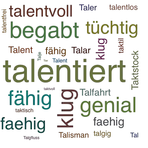 Ein anderes Wort für talentiert - Synonym talentiert