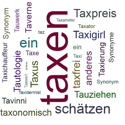 Ein anderes Wort für taxen - Synonym taxen