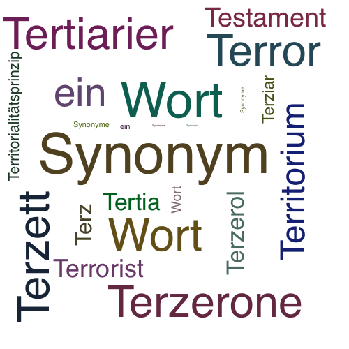 Ein anderes Wort für tertiär - Synonym tertiär