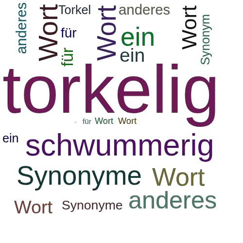 Ein anderes Wort für torkelig - Synonym torkelig
