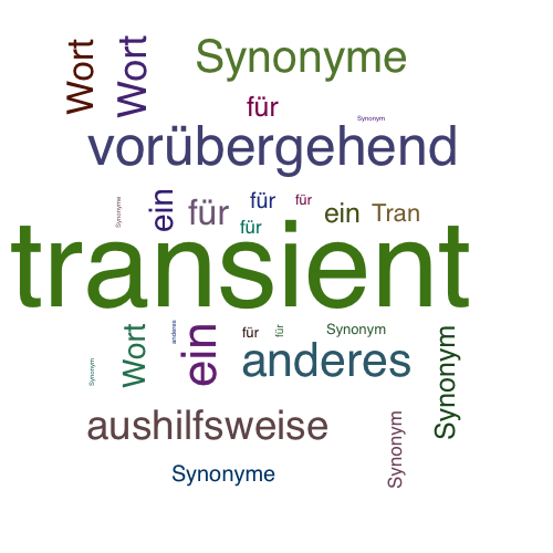 Ein anderes Wort für transient - Synonym transient