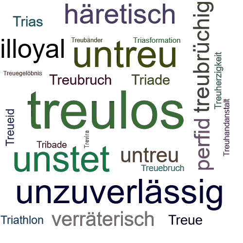 Ein anderes Wort für treulos - Synonym treulos