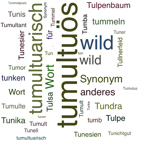Ein anderes Wort für tumultuös - Synonym tumultuös