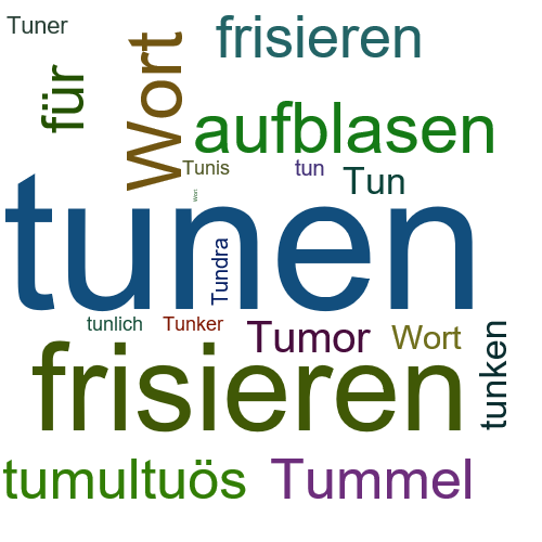 Ein anderes Wort für tunen - Synonym tunen