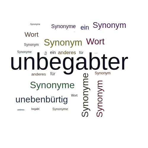 Ein anderes Wort für unbegabter - Synonym unbegabter