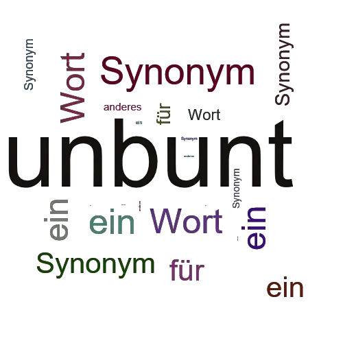 Ein anderes Wort für unbunt - Synonym unbunt