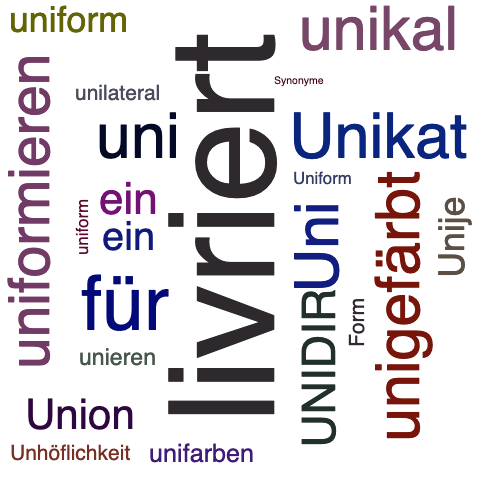 Ein anderes Wort für uniformiert - Synonym uniformiert