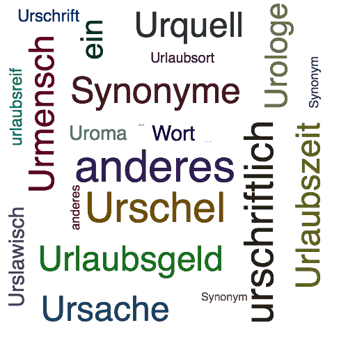 Ein anderes Wort für urogenital - Synonym urogenital