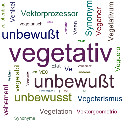 Ein anderes Wort für vegetativ - Synonym vegetativ