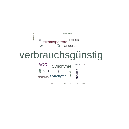 Ein anderes Wort für verbrauchsgünstig - Synonym verbrauchsgünstig