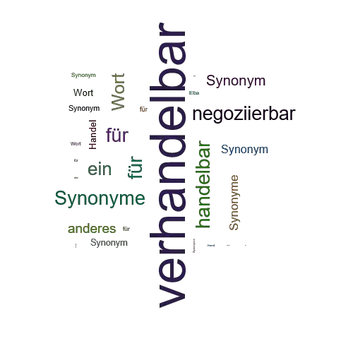 Ein anderes Wort für verhandelbar - Synonym verhandelbar