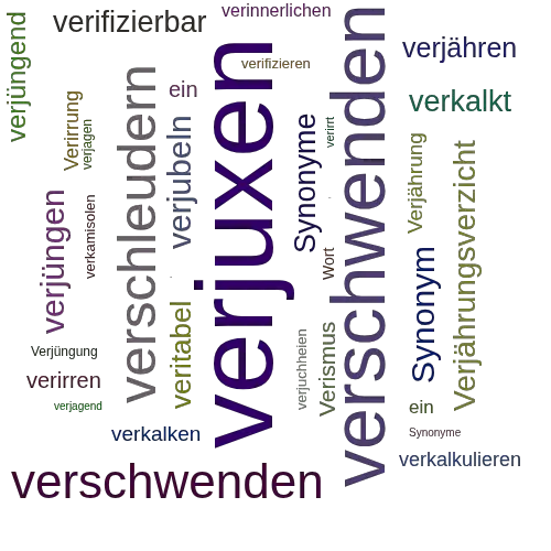 Ein anderes Wort für verjuxen - Synonym verjuxen