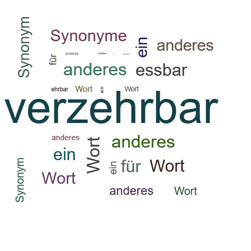 Ein anderes Wort für verzehrbar - Synonym verzehrbar