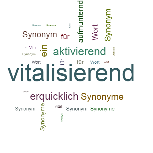 Ein anderes Wort für vitalisierend - Synonym vitalisierend