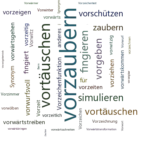 Ein anderes Wort für vorzaubern - Synonym vorzaubern