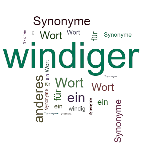 Ein anderes Wort für windiger - Synonym windiger