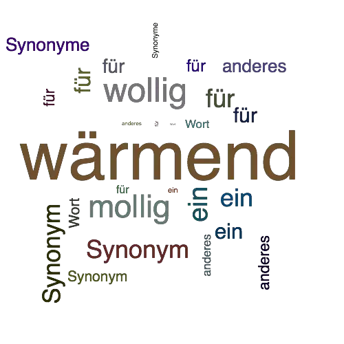 Ein anderes Wort für wärmend - Synonym wärmend