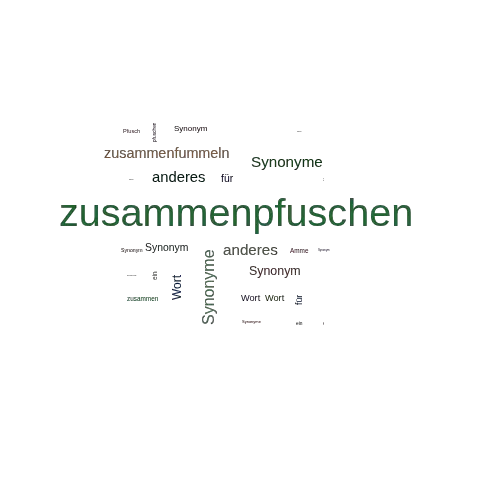 Ein anderes Wort für zusammenpfuschen - Synonym zusammenpfuschen