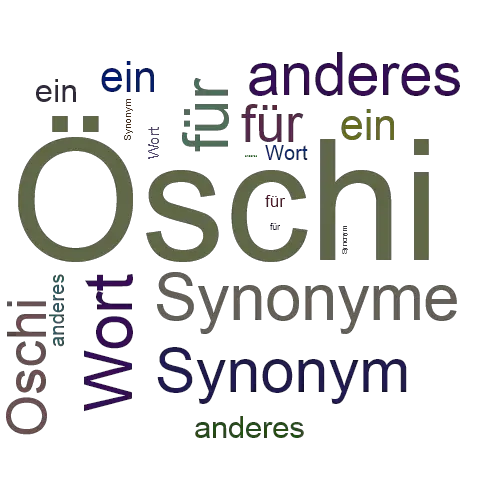 Ein anderes Wort für Öschi - Synonym Öschi