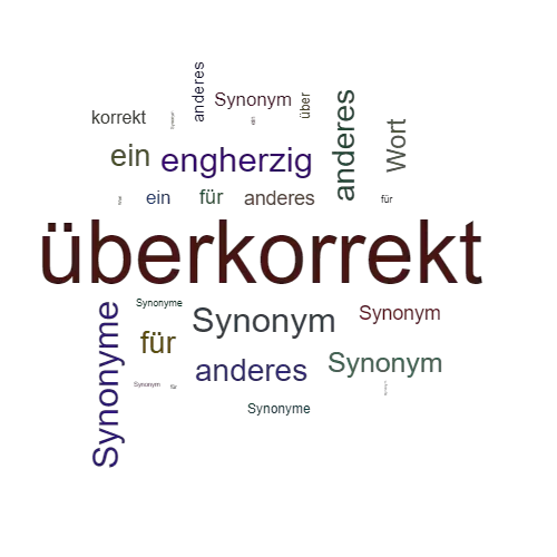 Ein anderes Wort für überkorrekt - Synonym überkorrekt