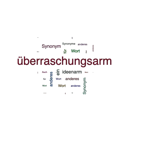 Ein anderes Wort für überraschungsarm - Synonym überraschungsarm